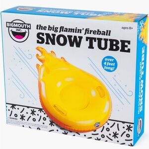Bigmouth inc Big Flamin’ Fireball Snow Tube NIB